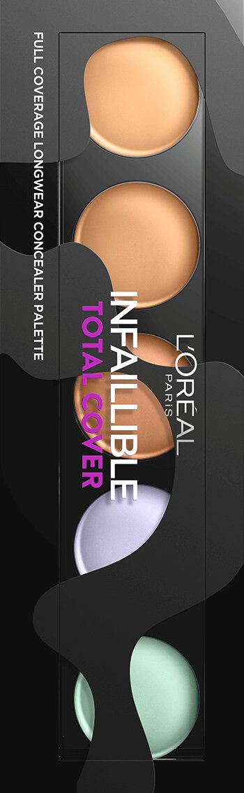 Paletka korektorů Universal 1 Infaillible Total Cover Packshot